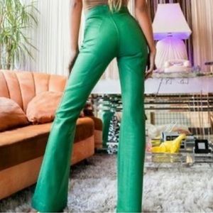 Revice Green St Patrick’s Day Flare Jeans size 28